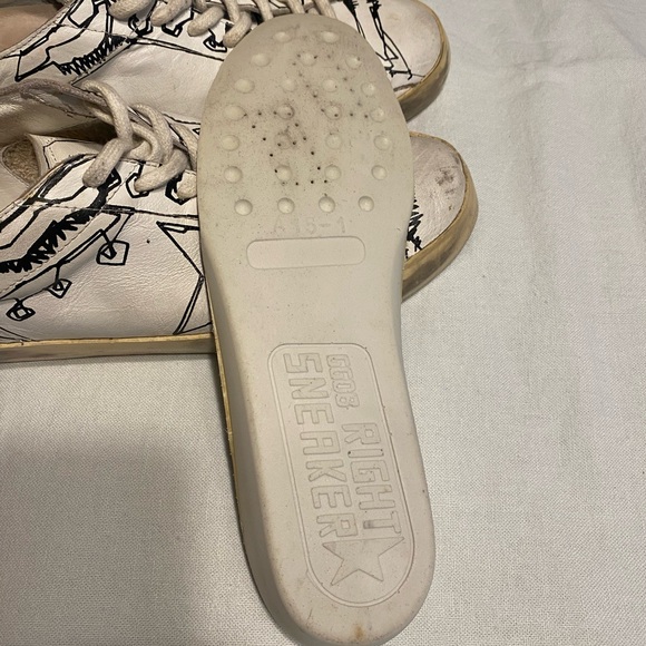 Golden Goose White Graphics Print Superstar sneakers - Picture 7 of 7